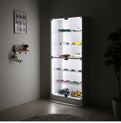 コレクションラック ユニール ホワイト LEDユニットユニール専用オプション 照明 ハイタイプ用 SCR-LED-H(代引不可)