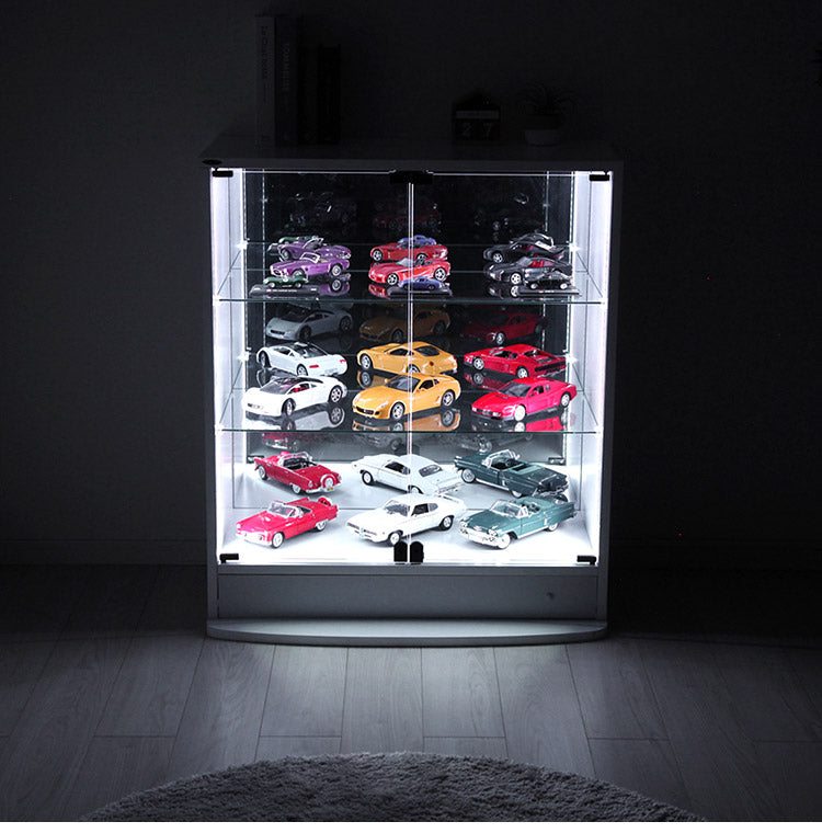 コレクションラック ユニール ホワイト LEDユニットユニール専用オプション 照明 ロータイプ用 SCR-LED-L(代引不可)