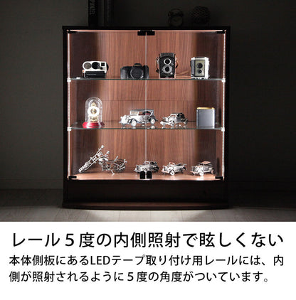 コレクションラック ユニール ホワイト LEDユニットユニール専用オプション 照明 ロータイプ用 SCR-LED-L(代引不可)