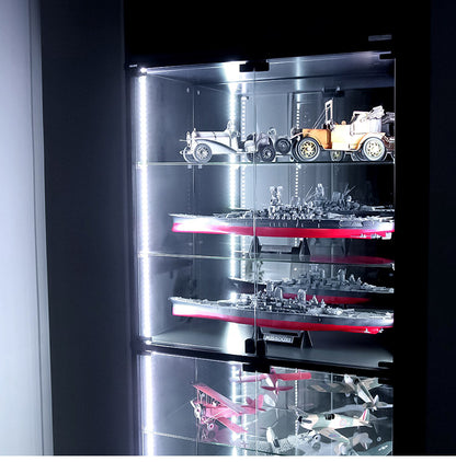 コレクションラック ユニール ホワイト LEDユニットユニール専用オプション 照明 ロータイプ用 SCR-LED-L(代引不可)