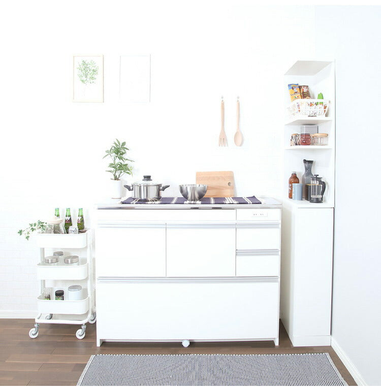 国産 すき間収納 幅15cm 日本製 洗面所 スリム 省スペース キッチンラック スリム 収納ストッカー キッチン収納 隙間収納ラック サニタリーラック(代引不可)