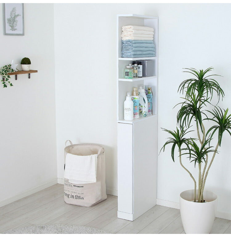 国産 すき間収納 幅15cm 日本製 洗面所 スリム 省スペース キッチンラック スリム 収納ストッカー キッチン収納 隙間収納ラック サニタリーラック(代引不可)