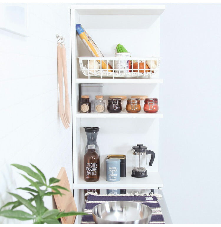 国産 すき間収納 幅25cm 日本製 洗面所 スリム 省スペース キッチンラック スリム 収納ストッカー キッチン収納 隙間収納ラック サニタリーラック(代引不可)