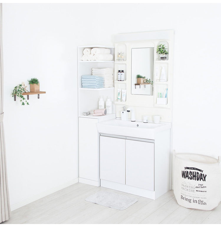 国産 すき間収納 幅30cm 日本製 洗面所 スリム 省スペース キッチンラック スリム 収納ストッカー キッチン収納 隙間収納ラック サニタリーラック(代引不可)