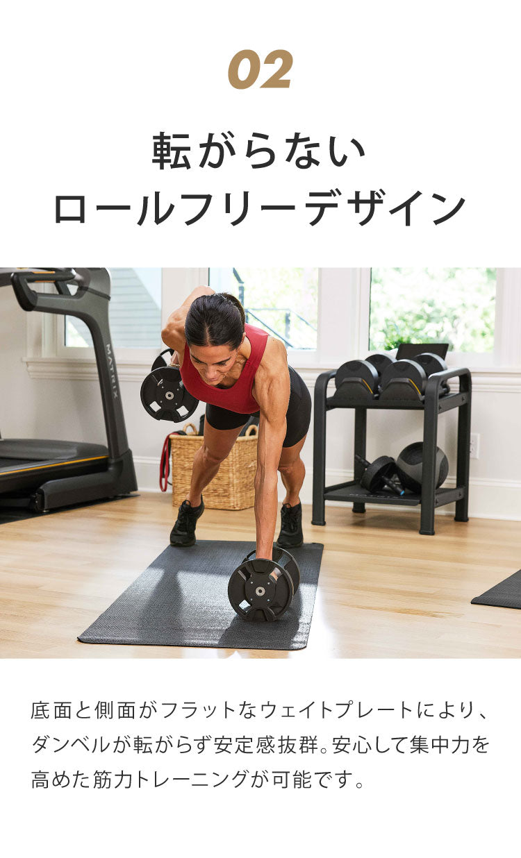 ジョンソンヘルステック アジャスタブルダンベル DB20 正規販売店 マトリックス MATRIX 家庭用 可変式ダンベル 20kg 2個セット ブロックダンベル 可変式 ダンベル 20Kg ダンベル 可変式 可変ダンベル(代引不可)