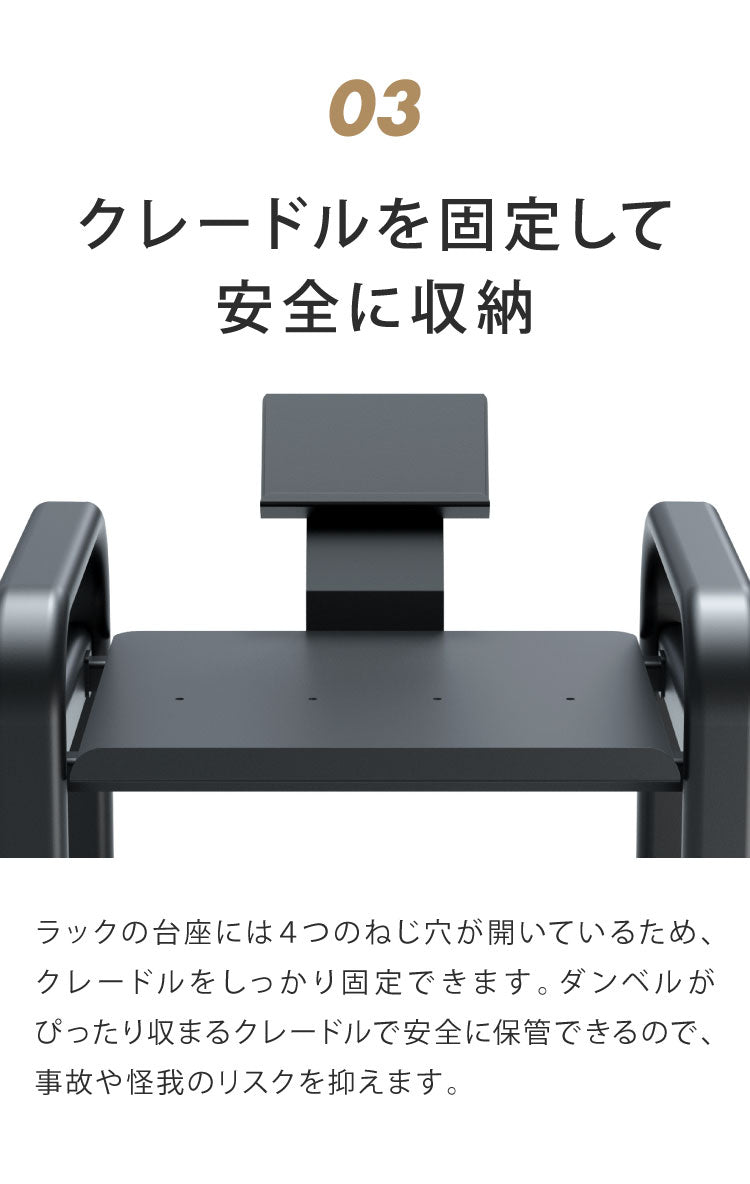 ジョンソンヘルステック ストレージラック DBSR 正規販売店 マトリックス MATRIX 家庭用 筋トレ 家トレ フィットネス タブレットホルダー 可変式 ダンベルホルダー 棚 収納 筋トレグッズ リビング(代引不可)