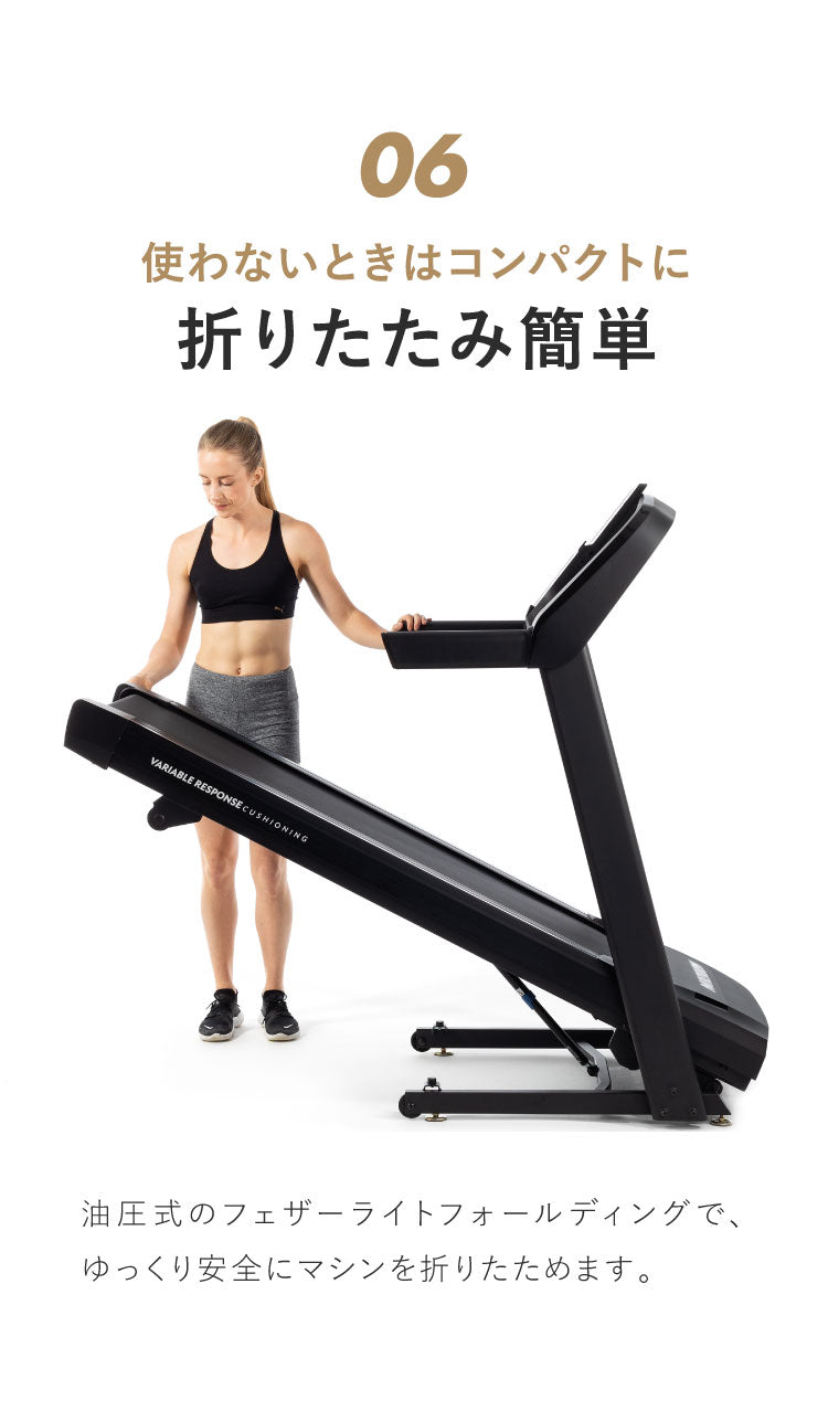 ジョンソンヘルステック トレッドミル T101 正規販売店 ホライズン HORIZON 家庭用 ZONE・ZWIFT対応 ルームランナー 電動 折りたたみ キャスター ランニングマシン ダイエット器具(代引不可)