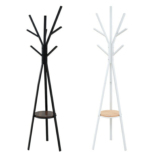 Rita ポールハンガー ハンガー ラック 北欧 デザイン モダン 木製 スチール ミッドセンチュリー 家具 バッグ 掛け ブラック(代引不可)