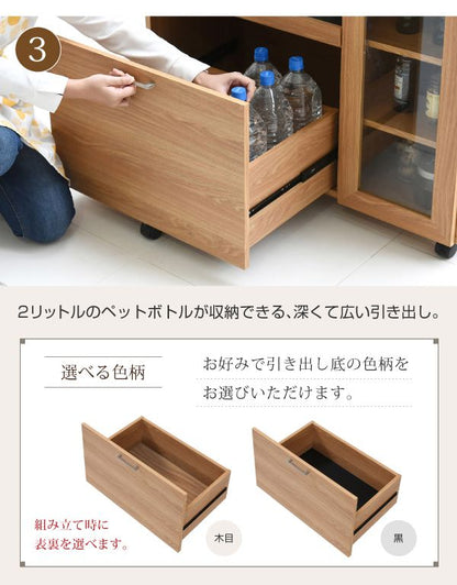 キッチンカウンター 幅90 キッチンボード コンセント付き 食器棚 レンジ台 キッチン収納 カウンター キャビネット キャスター付き カウンターキッチン 間仕切りカウンター 北欧 レンジ収納(代引不可)