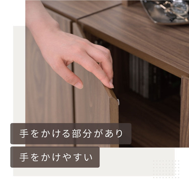 本棚 北欧 扉付き本棚 書棚 キャビネット おしゃれ 脚付き幅60 高さ85 奥行き30.5 大容量 スリム リビング 収納ラック 低い ロータイプ おすすめ 木製 文庫本(代引不可)