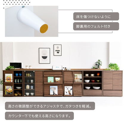 組み合わせ収納 Adatto ディスプレイラック 幅60 フラップ扉 本棚 シェルフ マガジンラック 脚付き 組み合わせ自由 デザイン収納 積み重ね カウンター下収納 シンプル 北欧 おしゃれ(代引不可)