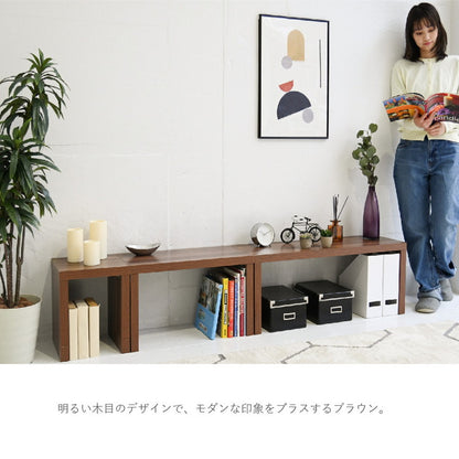 コの字 ネストテーブル 3点セット 耐荷重35kg 白 ホワイト 木製 ローテーブル コの字型 ラック センターテーブル コの字ユニット ディスプレイラック シンプル おしゃれ(代引不可)