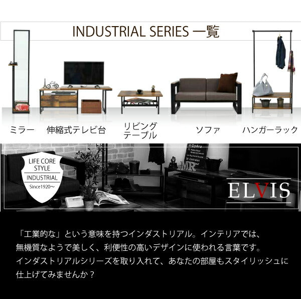 インダストリアル スタンドミラー 幅40 奥行30 高さ160 小物置き 付き 全身鏡 姿見 西海岸 アンティーク ヴィンテージ(代引不可)