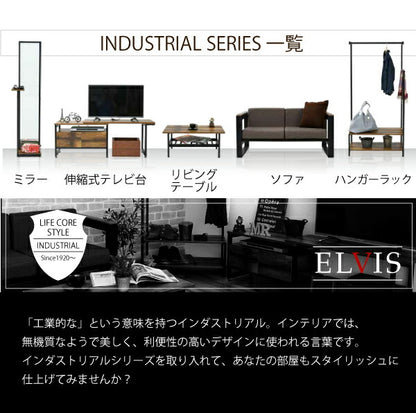 インダストリアル スタンドミラー 幅40 奥行30 高さ160 小物置き 付き 全身鏡 姿見 西海岸 アンティーク ヴィンテージ(代引不可)