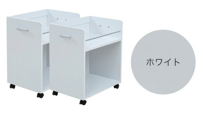 クローゼット 収納 ラック 2個セット 幅38 奥行58 キャスター付き ワゴン 整理 隙間 家具 押入れ 収納 リビング 大容量 ブラウン(代引不可)