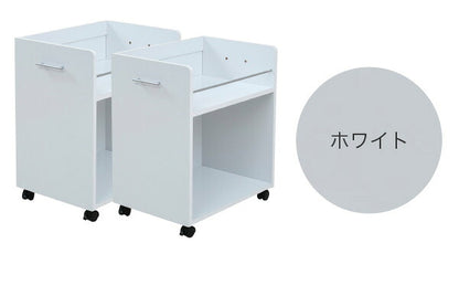 【5%OFF】クローゼット 収納 ラック 2個セット 幅38 奥行58 キャスター付き ワゴン 整理 隙間 家具 大容量 ナチュラル(代引不可)