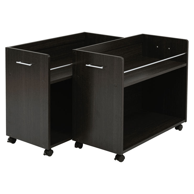 【5%OFF】押入れ 収納 ラック 2個セット 幅38 奥行78 キャスター付き ワゴン 整理 隙間 家具 押入れ 収納 リビング 大容量 ブラウン(代引不可)