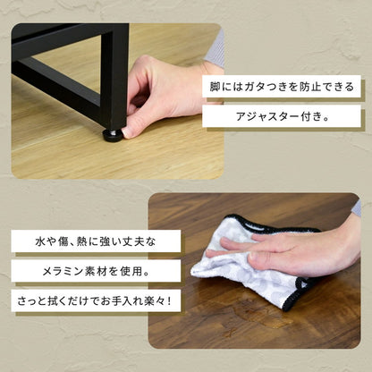 ヴィンテージ調 レコード収納付きサイドテーブル 幅45 メッシュ扉 ディスプレイラック レコードラック レコード収納 男前 インダストリアル ブルックリン(代引不可)