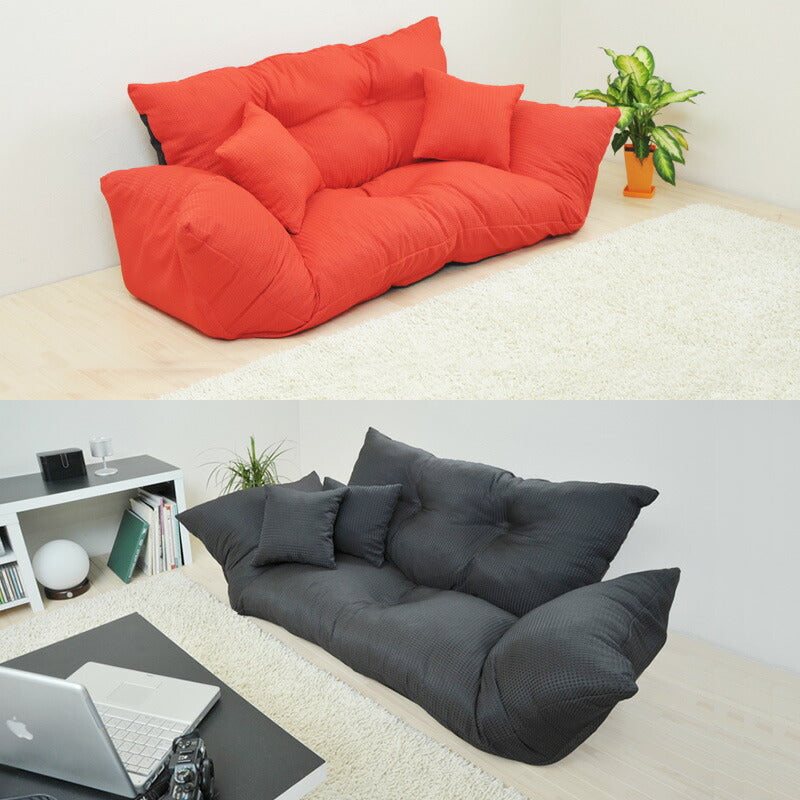 ソファ ソファー 3人掛け フロアソファ リクライニング ジャンボカウチリクライニングソファ zsy-njumbo(代引不可)