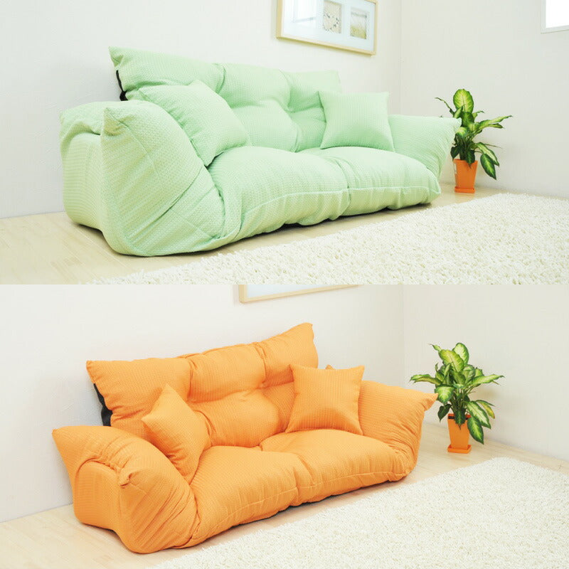 ソファ ソファー 3人掛け フロアソファ リクライニング ジャンボカウチリクライニングソファ zsy-njumbo(代引不可)