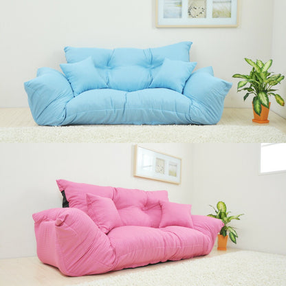 ソファ ソファー 3人掛け フロアソファ リクライニング ジャンボカウチリクライニングソファ zsy-njumbo(代引不可)