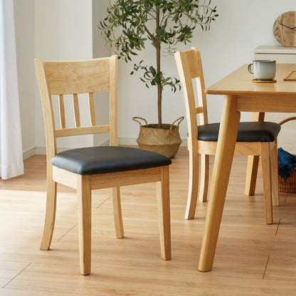 ダイニングチェア 2脚セット スペンス 背もたれ 木製 イス チェア 天然木 おしゃれ ダイニング チェア チェアー 2点セット 肘なし 肘無し 食卓椅子 2脚