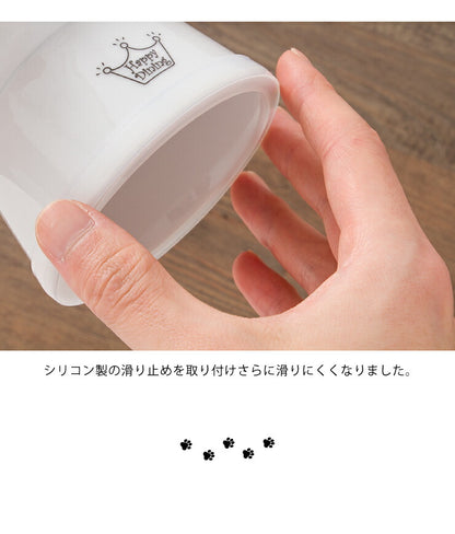 猫壱 猫用 脚付ウォーターボウル ハイタイプ 猫柄 食器 猫用食器 ボウル 水飲み 水やり 給水器 ペット ペット用食器