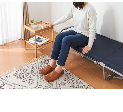 高反発ウレタン入り 折りたたみベッド セミシングル 幅65cm ベッド 折り畳みベッド 折りたたみ コンパクト リクライニング(代引不可)