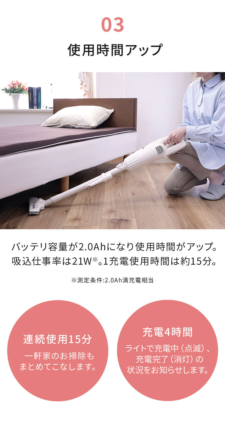 【クリーナースタンドセット】正規品 makita マキタ コードレス掃除機 CL116 日本製 充電式クリーナ コードレス 掃除機 軽量 強力吸引 アイボリー レッド パワフル クリーナー CL116DW