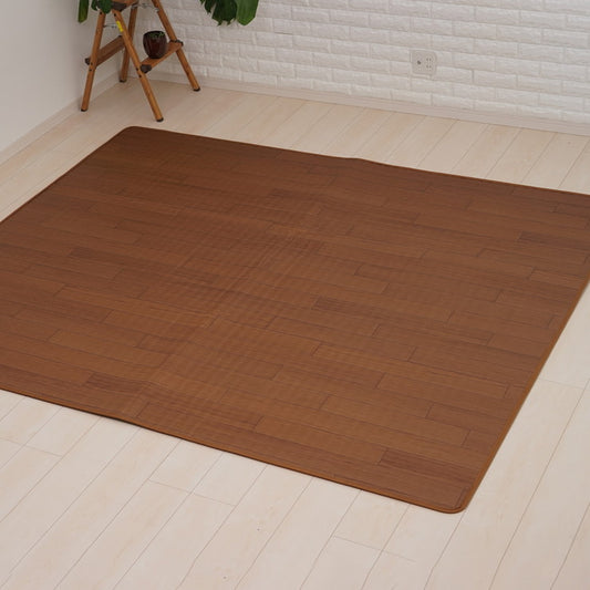木目調 ホットカーペット 3畳用 235×195cm フローリング調カーペット 表面防水加工 カーペット 木目調のデザイン(代引不可)