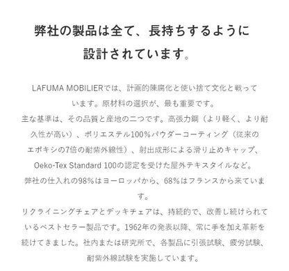 【5%OFF】【正規販売店】 【5年保証】 Lafuma ラフマ デッキチェア MAXI TRANSAT チェア モスグリーン マックストランサットチェア LFM2502 フランス製 折りたたみ アウトドア キャンプ ソロ キャンプ おしゃれ(代引不可)
