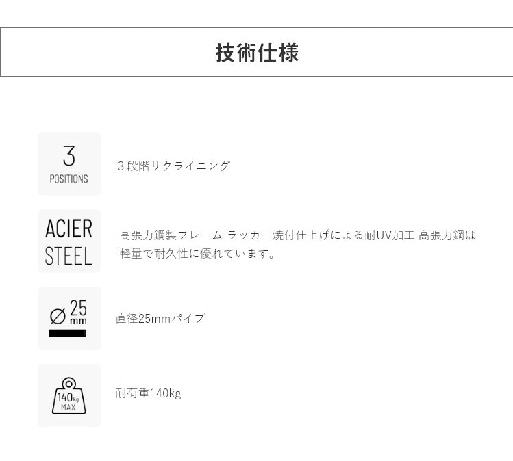【5%OFF】Lafuma デッキチェア ブラック TRANSABED AIR COMFORT LFM2853 高さ3段階調整 フランス製 折りたたみ可能 アウトドア(代引不可)