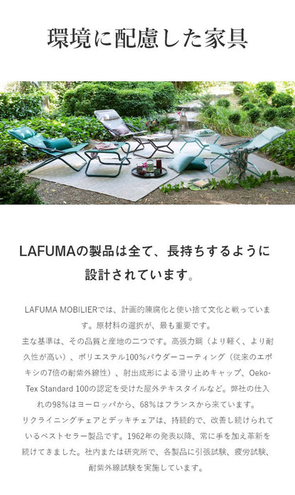 【5%OFF】【正規販売店】 【5年保証】 Lafuma ラフマ デッキチェア Maxi transat Plus LFM5175 フランス製 マキシ トランザット プラス 折りたたみ可能 折りたたみチェア アウトドアチェア コンパクト(代引不可)