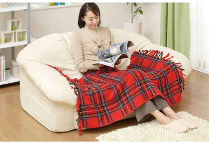 椙山紡織 日本製 電気毛布 電気ひざ掛け 選べる6色 NA-052H かわいいポカポカ電気ひざ掛け毛布 ひざ掛け ひざかけ 毛布 ブランケット(代引不可)