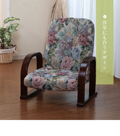 立ち座りラクラク 高座椅子 ミドルタイプ 高さ調整 座椅子 高座椅子 チェア(代引不可)