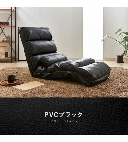 ふかふかごろ寝座椅子 座椅子 座いす リクライニング ごろ寝マット ごろ寝クッション ハイバック チェア 1人掛け 一人用(代引不可)