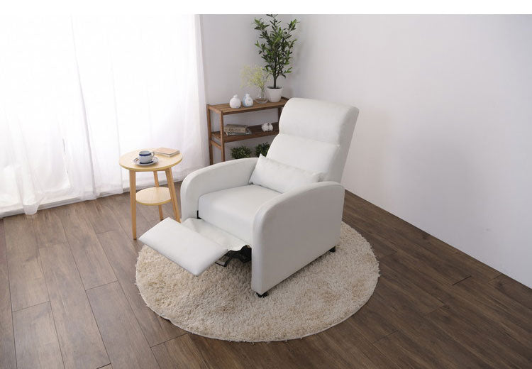 リクライニングチェア フットレスト付き クッション付き 一人用 ソファ リクライニングソファ 一人用ソファ ソファー リクライニングソファー リラックスチェア(代引不可)