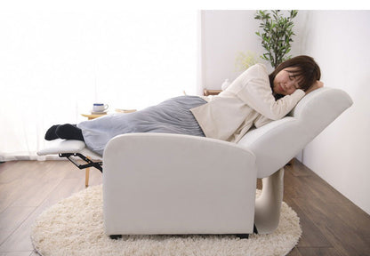 リクライニングチェア フットレスト付き クッション付き 一人用 ソファ リクライニングソファ 一人用ソファ ソファー リクライニングソファー リラックスチェア(代引不可)