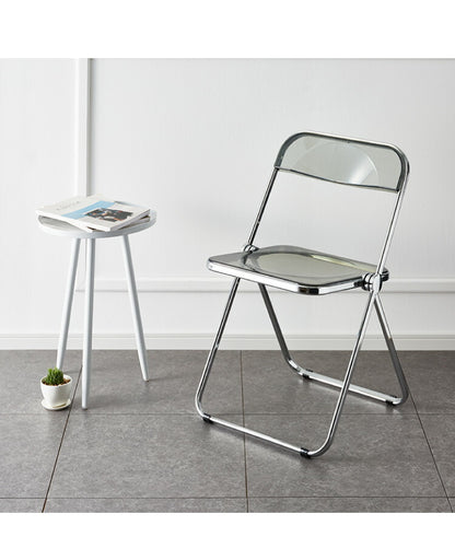 クリアチェア SYRUP シロップ クリア素材 フォールディングチェア スケルトンチェア スケルトン素材 折りたたみチェア 折り畳み椅子 デスクチェア 折り畳み(代引不可)