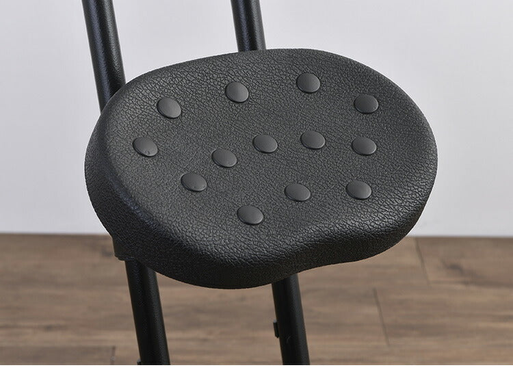 スタンディングワークサポートチェア 高さ11段階調整 ワーキングチェア ハイチェア 座面角度調整 高さ調整 安定 デスクワーク 椅子 ワーキングチェア 立ち仕事 高さ調整(代引不可)