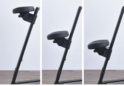 スタンディングワークサポートチェア 高さ11段階調整 ワーキングチェア ハイチェア 座面角度調整 高さ調整 安定 デスクワーク 椅子 ワーキングチェア 立ち仕事 高さ調整(代引不可)