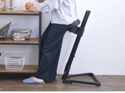 スタンディングワークサポートチェア 高さ11段階調整 ワーキングチェア ハイチェア 座面角度調整 高さ調整 安定 デスクワーク 椅子 ワーキングチェア 立ち仕事 高さ調整(代引不可)