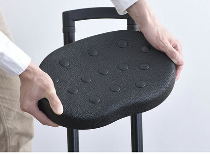 スタンディングワークサポートチェア 高さ11段階調整 ワーキングチェア ハイチェア 座面角度調整 高さ調整 安定 デスクワーク 椅子 ワーキングチェア 立ち仕事 高さ調整(代引不可)