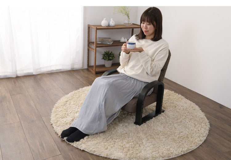 立ち座りサポートチェア 高座椅子 座椅子 いす イス チェア 椅子 チェアー 立ち座り補助 介護椅子 ポケット付き 座敷椅子 ローチェア 手すり付き 高齢者 座椅子生活(代引不可)