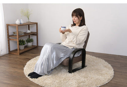 立ち座りサポートチェア 高座椅子 座椅子 いす イス チェア 椅子 チェアー 立ち座り補助 介護椅子 ポケット付き 座敷椅子 ローチェア 手すり付き 高齢者 座椅子生活(代引不可)