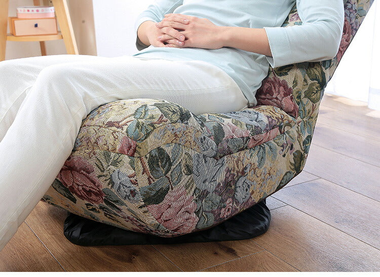 極厚座面の回転座椅子・ゴブラン(代引不可)