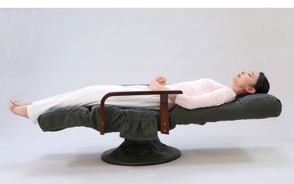 本革フットレスト付きリクライングチェア フットハイ 高座椅子 机 高さ調節 パーソナルチェア ラウンジチェア 肘掛け リクライニングチェア リクライニング(代引不可)