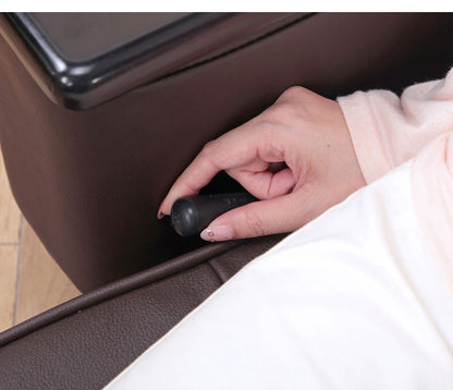 本革肘掛けポケット付き回転座椅子 座椅子 回転座椅子 リクライニング 回転式 肘 チェア チェアー いす イス 椅子 リビング 折りたたみイス 高座椅子 パーソナルチェア(代引不可)