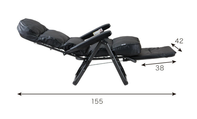 本革スライドリクライニングチェア フットレスト付き リクライニング リクライニングチェアー チェア チェアー いす イス 椅子 リビング ヘッドレスト調整(代引不可)