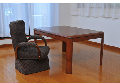 デスクこたつ用リクライニング回転高座椅子 こたつ用 デスクこたつ用 リクライニングチェア チェア 回転座椅子 高座椅子 回転式 リクライニングチェアー こたつ用チェア(代引不可)